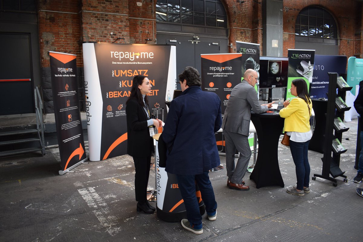 We will still be at the E-Commerce Berlin Expo until 5PM today. Tickets are free - come and visit us at Stand A8.1 #ecommerce #ecommerceberlinexpo #marketplace #cashbackshopping #cashbackmarketplace #startup #startupberlin #shoppingrevolution #REMECoin #repayme