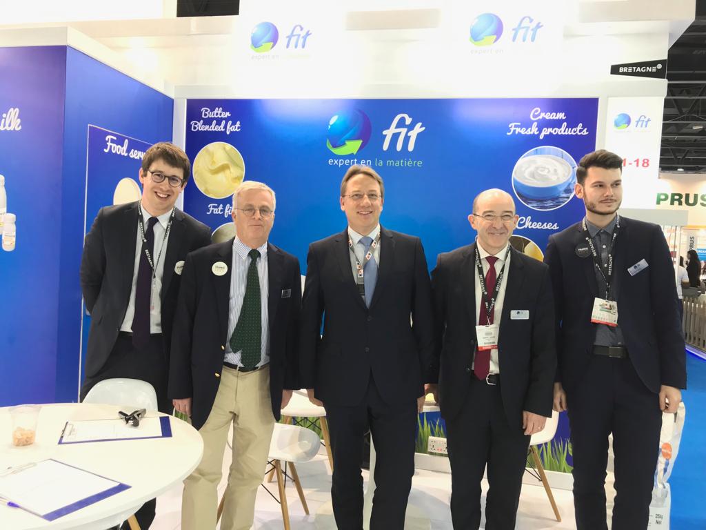 Thank's to @ludovic_pouille The French Ambassador to the UAE for having been visited us on our stand E1-18 at #Gulfood - Trade Show !
#Gulfood2019 #Dairy #tradeshow