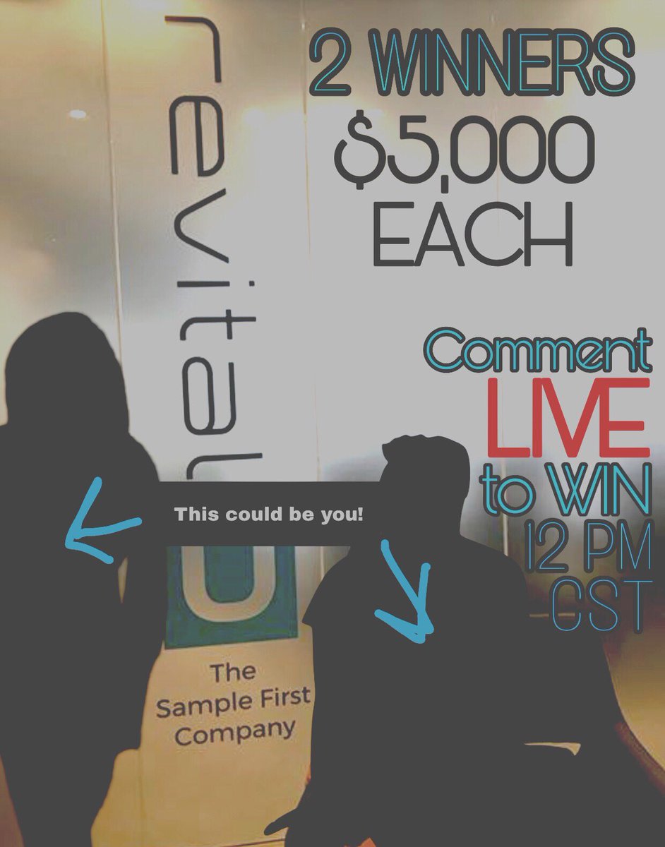 BelserKatie's tweet image. Don’t miss it people!!! Set your alarms 12 PM CST. Only at @officialrevital 
#ABUNDANCE #TheSampleFirstCompany 
#REVITALuWAY