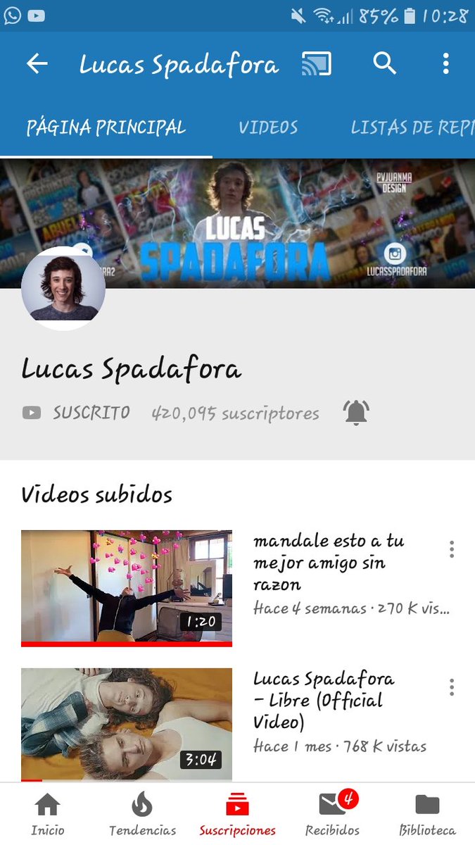 sarangmaga's tweet image. Podremos lograr que llegue al millón antes de fin de año?
Link del canal: youtube.com/user/lucachero1