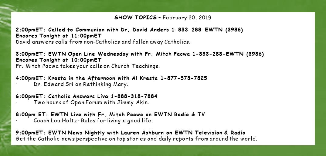 Coming up at 9am on WDMC!