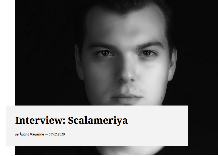 EPM_Music's tweet photo. To celebrate the release of 'Enhance... Stop! / Xoor' on @Power_Vacuum, Scalameriya spoke to Âught mag.  Read the full interview here:
🇬🇧 eng: https://t.co/bvzutdNCD8
🇷🇺 rus: https://t.co/afc2eHvJXt https://t.co/PcqQqxZEPg