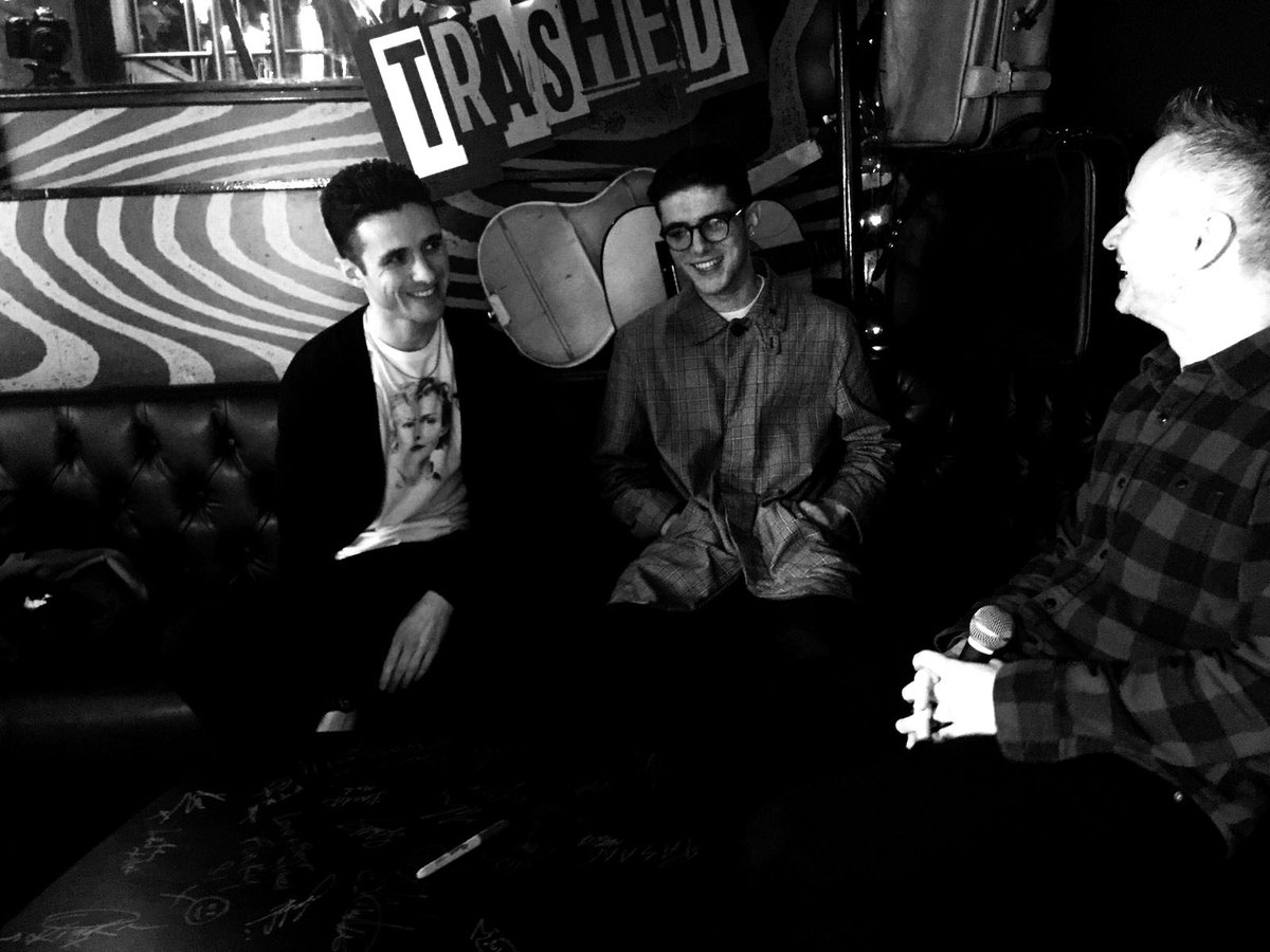 Great to spend today filming with the fantastic @alexwinterstv and @TrashedTVLive at @jimmys_nq.

Keep them peeled for the interview to drop.

⚫