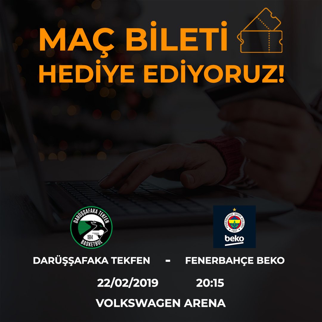 Facebook ve Instagram hesaplarımızdan çekilişe katılmayı unutmayın! #modifiyemerkezi #darüşşafaka #çekiliş #EuroLeague #Fenerbahce #fenerbahcebeko #basketbol #basketbolsüperligi #haydidaçka #bizdaçkayız <a href="/FenerBasketEng/">FenerbahçeBasketball</a> <a href="/FBBasketbol/">Fenerbahçe Beko</a> #NeverEnough #GameOn <a href="/dackabasket/">Darüşşafaka Lassa</a> <a href="/EuroLeague/">EuroLeague</a>