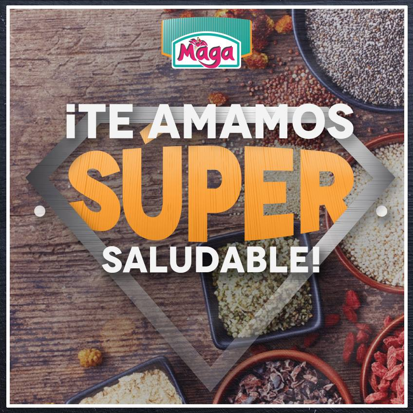 ¿Cuán importante es la salud y el bienestar para ti? ¿Llevas un estilo de vida activo y una alimentación balanceada? Has una reflexión y cuéntanos...porque en Maga, ¡Te amamos SÚPER saludable! #activatupoder