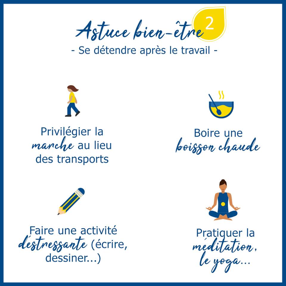 Un rythme effréné d'accord, mais le repos et la détente ne doivent pas être oubliés ! Quelques astuces pour souffler après le travail et repartir du bon pied dès le lendemain 💪🏻