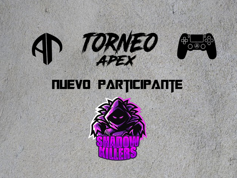 ApexTorneo's tweet photo. Ya tenemos al tercer equipo!

Este es @ShadowKillers_ 

Y vienen de las sombras para Aniquilar a los contrarios!

3/8 https://t.co/9OGq6Kl6eO