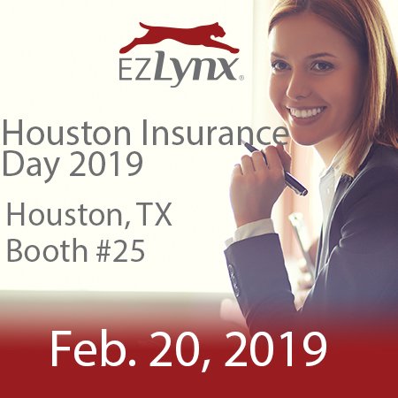 EZLynx's tweet photo. We're at IIAH's Houston Insurance Day today at the Houston Marriott Westchase. Stop by booth #106 and say hi to Michelle. #IIAH #HoustonInsuranceDay https://t.co/LbnIKH5NkL