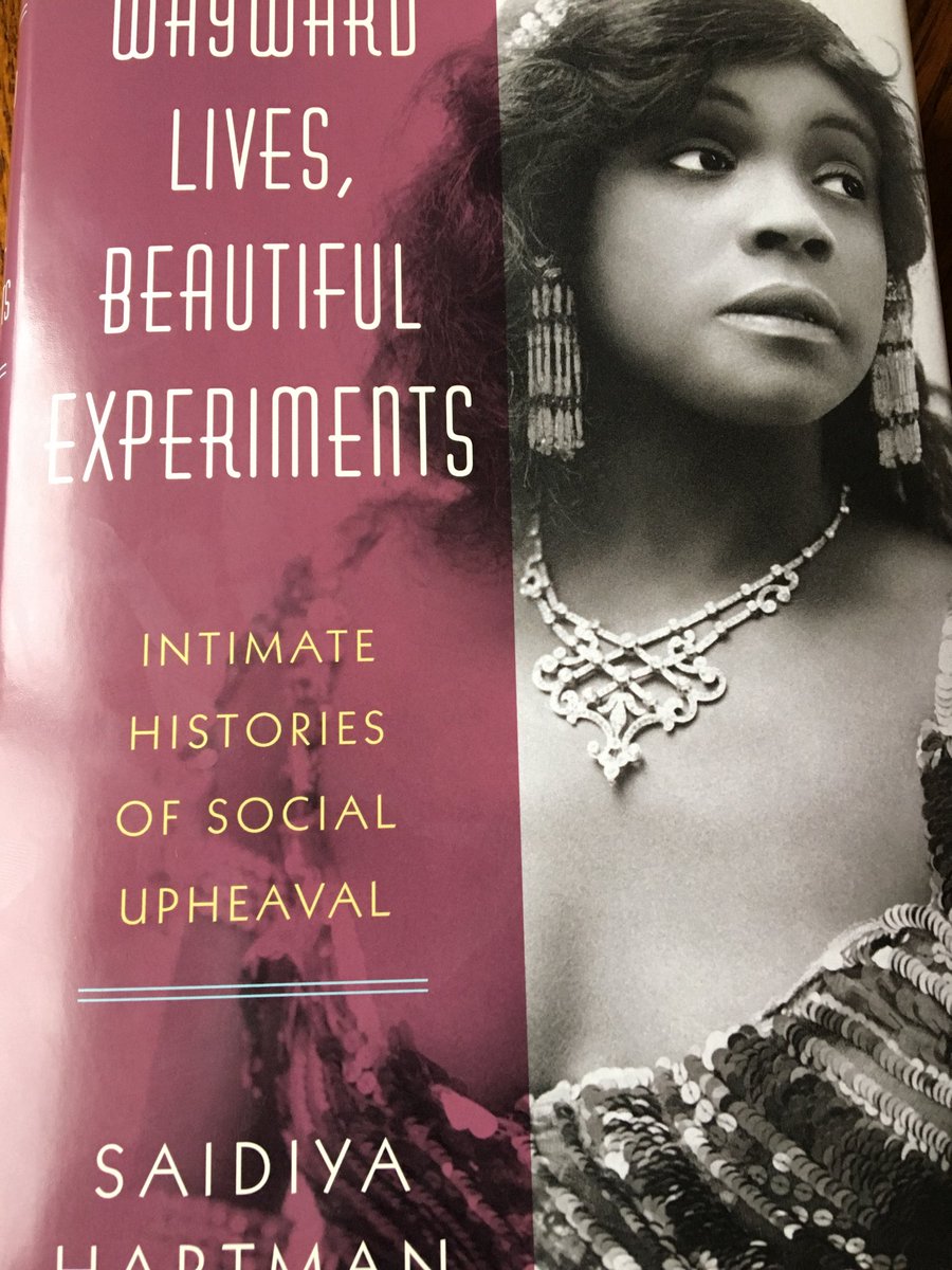 AfricanaCarr's tweet photo. Doing 75 pages of Sadiya Hartman’s new piece before jumping back into the regularly scheduled book of the #SnowDay . What’s your #SnowDayBook ? #SnowDaysAreForReading https://t.co/q6eaSX1kHK