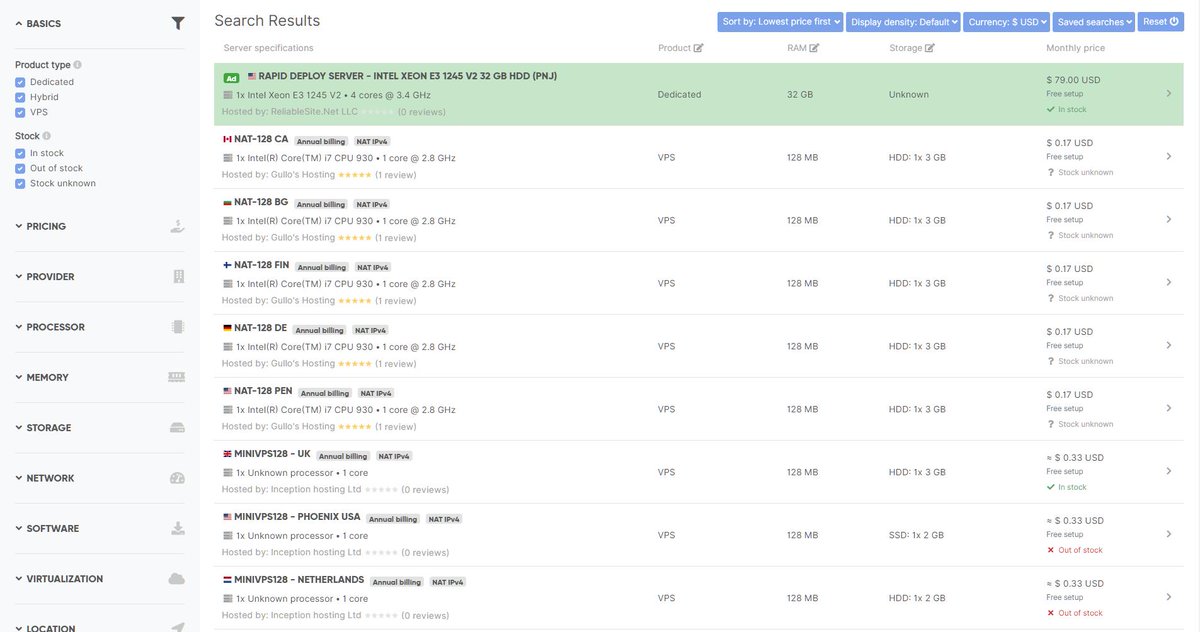 FranckyPedia's tweet image. Trouvez le serveur qu’il vous faut avec Server Hunter &amp;gt; bit.ly/2GTLTcz via @Korben #serverhunter #serveur #hébergement