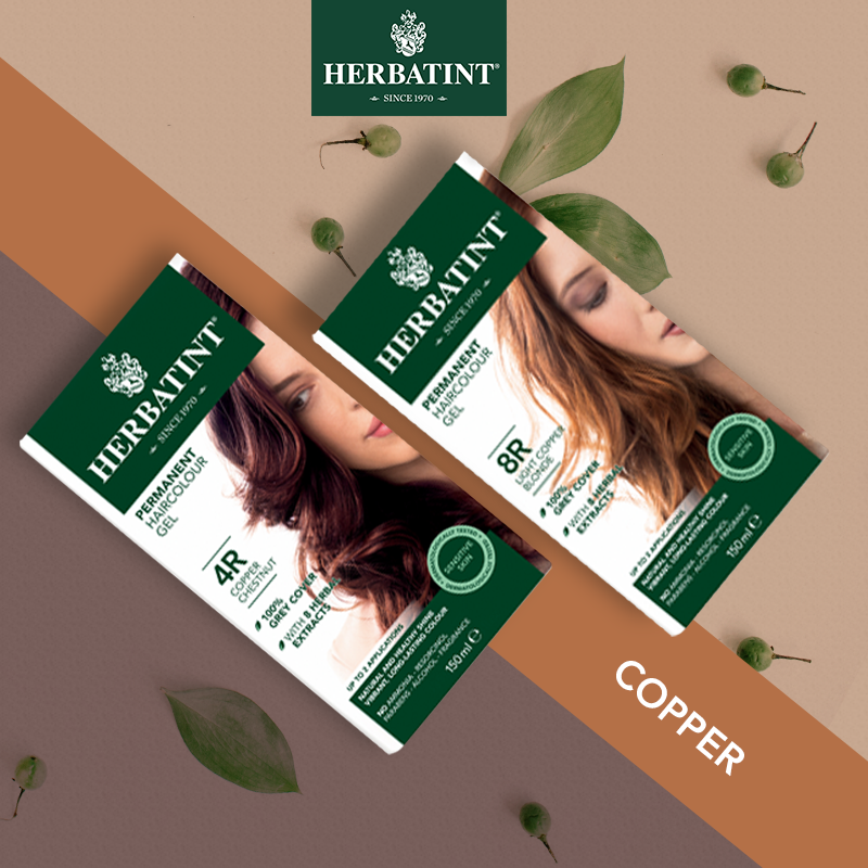 Looking to breathe life into your winter colour? Brighten your hair and your vibes with <a href="/HerbatintUK/">HerbatintUK</a>'s Copper series adding warm, sunny tones🌞 and a little zing! Explore #Herbatint's Copper series ➡️ bit.ly/2EfxUgq  #vegan #haircolour