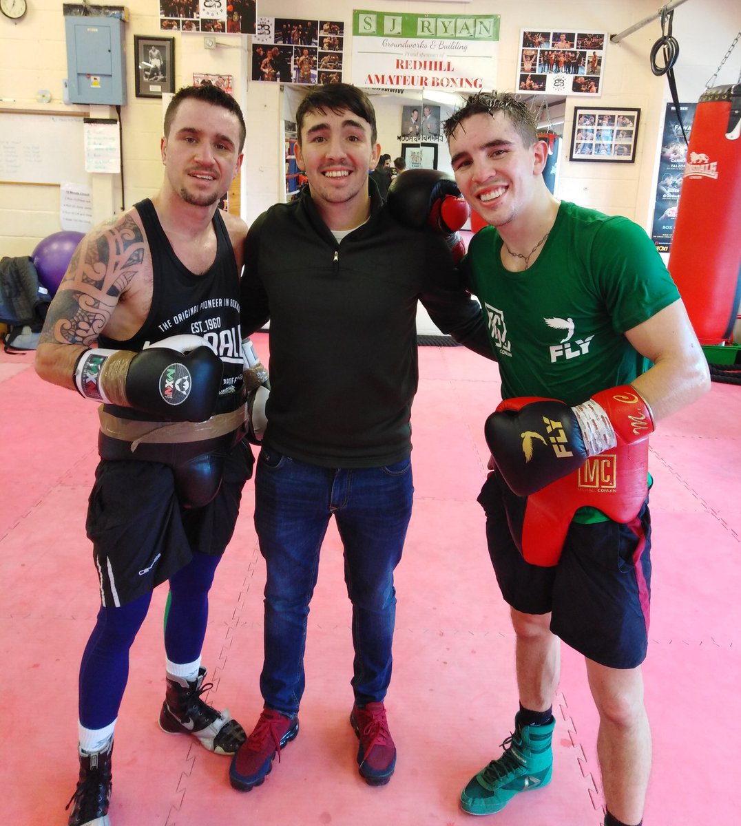 Some quality rounds done today with <a href="/mickconlan11/">Michael Conlan</a> another good week. Feeling shaper smarter and hungry every spar. Mix with the best to be the best <a href="/mickconlan11/">Michael Conlan</a> <a href="/JamieConlan11/">Jamie Conlan</a> was in the gym today making sure everything is on point. @MTKGlobal @PeteTaylor01 @mxnboxinggear 🥊💪