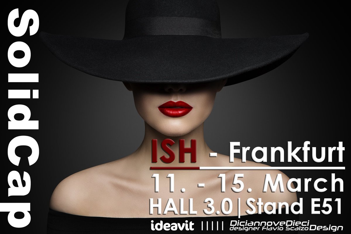 FlavioScalzo's tweet photo. |||||| SolidCap ||||||
Official Presentation #ISH2019 Frankfurt 👉 11.-15. March - Hall 3.0 - Stand E51 @ideavit1 - https://t.co/d4zg6Ssm6L #ishfrankfurt #ish2019 #solidcap #arredobagno #bathroom #washbasin #design @messefrankita https://t.co/q7PZvkPYu0