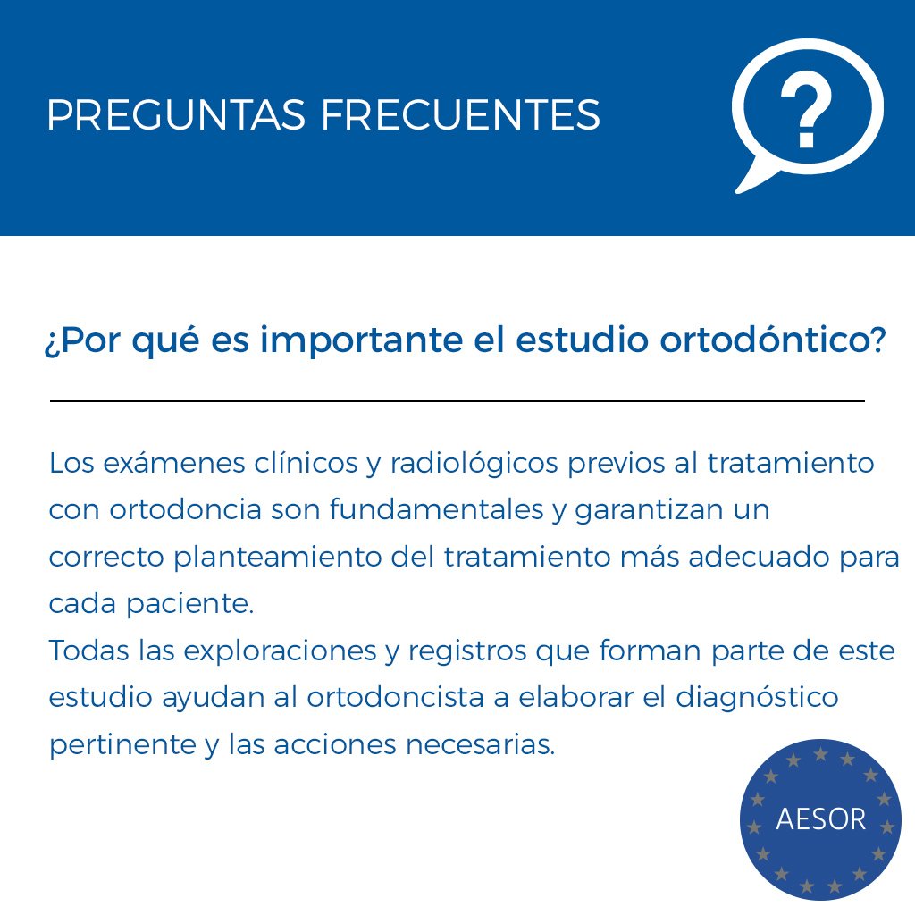 Antes de comenzar cualquier tratamiento ortodóntico, exige un completo estudio que incluya: exploraciones orales, fotografías, radiografías y toma de registros.
