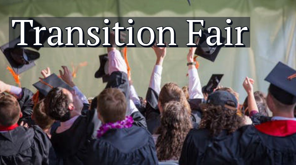 PWCSNews's tweet photo. Graduation will be here in a few short months. The Transition Fair assists students with disabilities and their families to plan for life after high school. Learn more and register here: https://t.co/8FVVqzH9sX #PWCS #Classof2019 https://t.co/9FbGs9QW9x