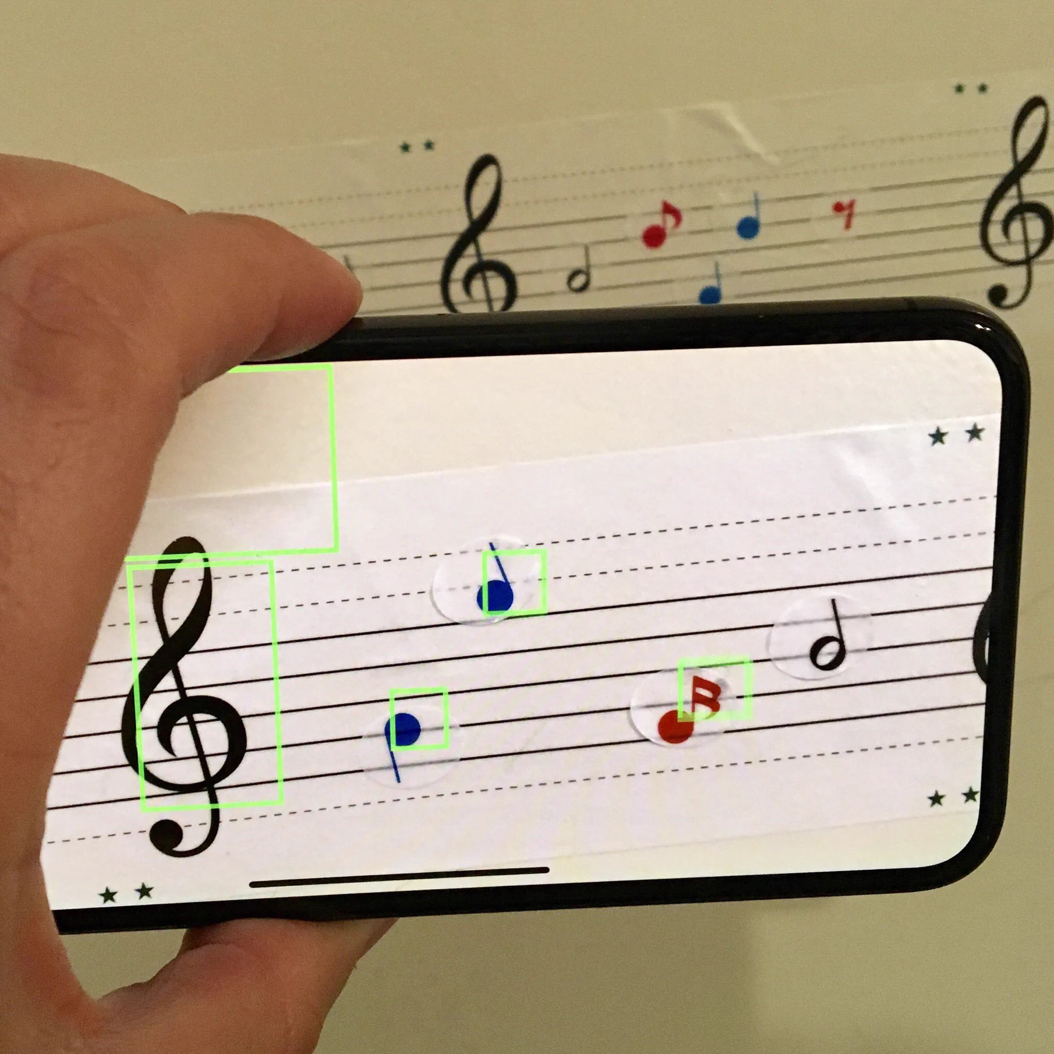 誰でも簡単に作曲家デビュー！？特殊なマスキングテープと音符シールを使うだけ！！