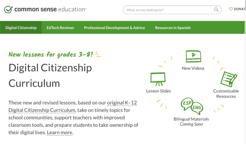 sljournal's tweet photo. Common Sense Media updates its digital citizenship curriculum #NeverEndingSearch https://t.co/zyhRrK1LST https://t.co/pzPpMtIBmI