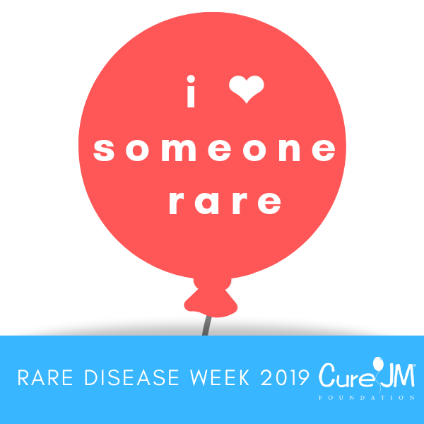 curejm's tweet photo. Feb. 24-28 is Rare Disease Week, days dedicated to raising awareness for rare conditions. We need your help educating your friends, family & your larger network about JM! Stay tuned for ways to show that you 💙 someone rare! https://t.co/9E0PrtqecY