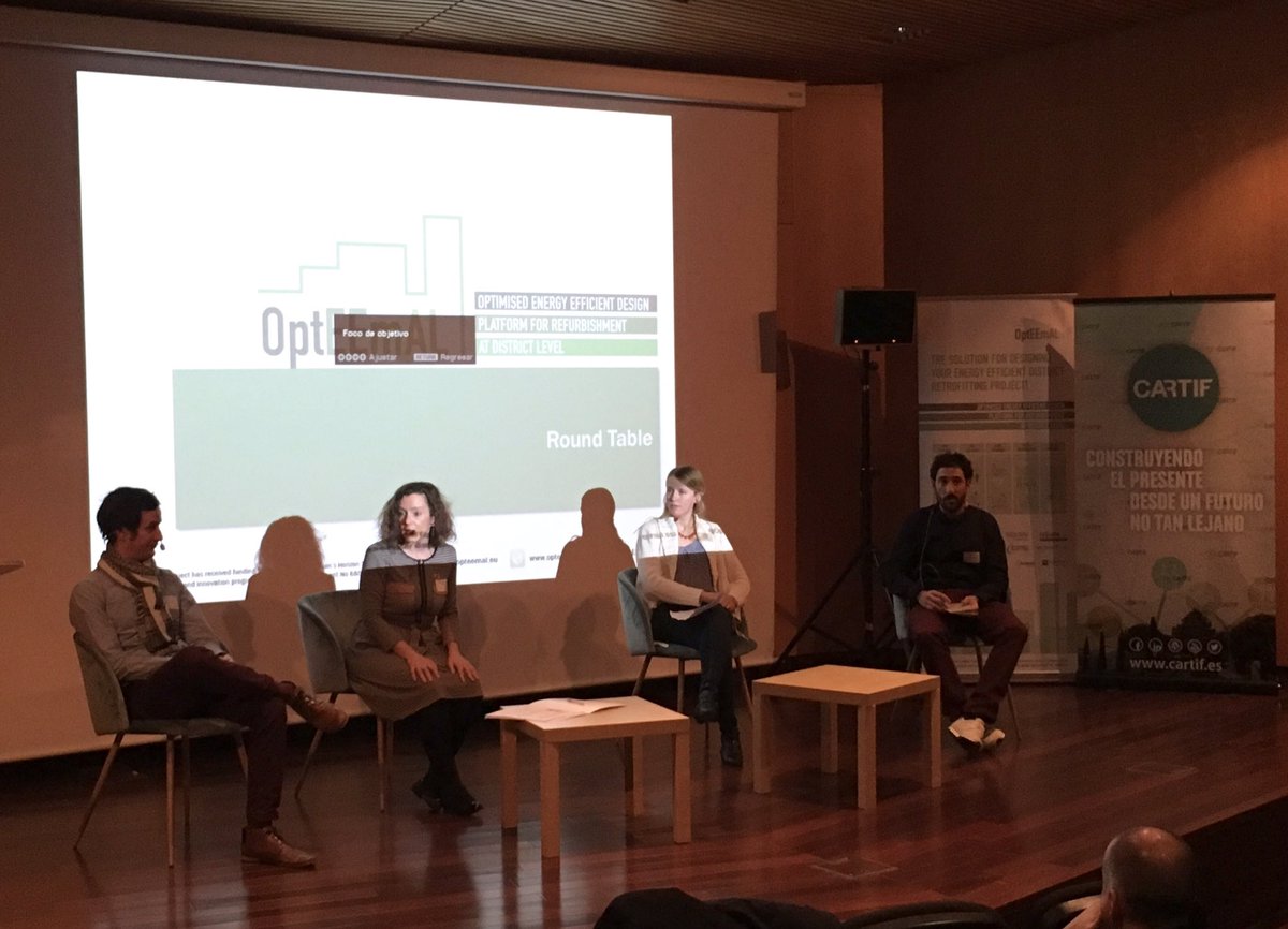 It’s time for our Round Table at our conference in <a href="/AyuntamientoVLL/">Ayto. de Valladolid</a> today to discuss the benefits and support the developed <a href="/opteemal_EU/">opteemal_EU</a> platform offers to municipalities by presenting our demo sites! Get more information from our booklet bit.ly/2SQLChZ #H2020Energy