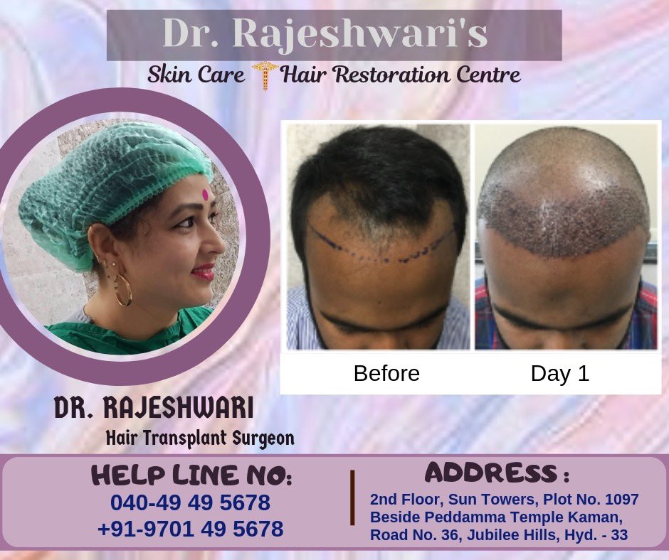 dr rajeshwari skin and hair clinic jubilee hills