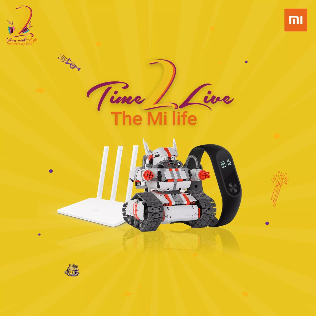 Xiaomi_Pakistan's tweet photo. Are you ready to switch to the Mi life as the products go on sale very soon with up to 50% off?π₯³
#2YearsWithMi #AnniversarySale #MiPakistan https://t.co/TJTnJiQjTL