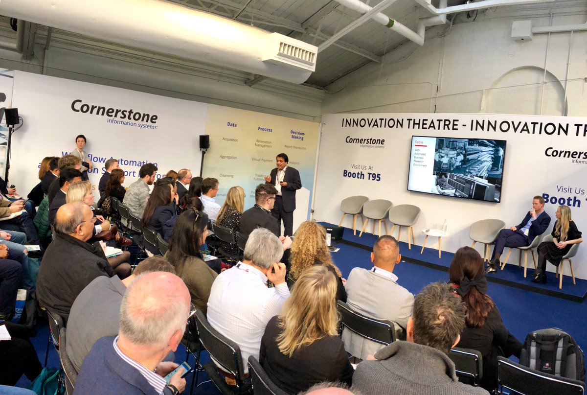 Sabre_Corp's tweet photo. “Automation could increase global GDP by more than $1.1T in the next 10-15 years” Our chief scientist Ben Vinod speaks about the potential of mindful automation in travel #BTShow @BTShowlondon https://t.co/gffZEmc38J