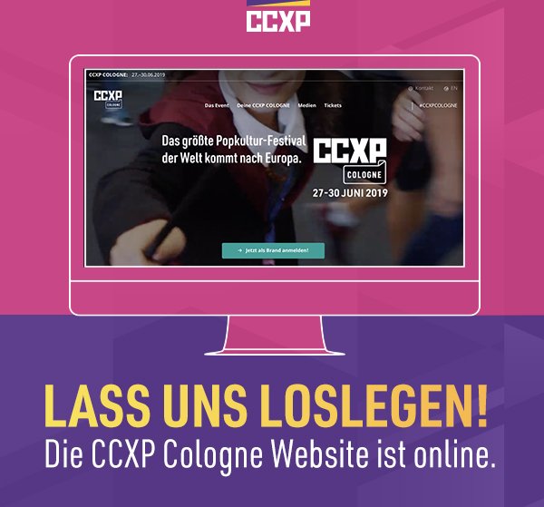 CCXP, das größte Popkultur-Festival der Welt, steht kurz vor der Superheldenlandung in Köln. Auf der neuen Website finden findet ihr alle Attraktionen. Besucht uns online unter: bit.ly/2NkIC7y