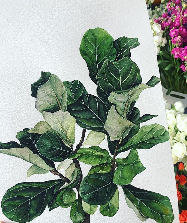 Makeologyca's tweet photo. Getting itchy for spring to be here already! February is the shortest yet the longest month of all.... This painting by @yongsam_artclass makes my day brighter 🍃 https://t.co/4IYQgbQdke https://t.co/y3zvvvSsdR