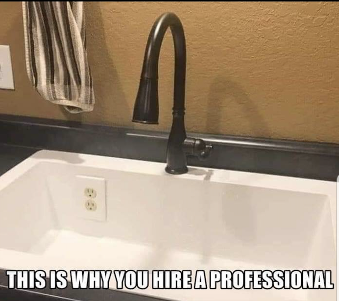 PremierCNJ's tweet photo. Wait, what?! You're joking #PremierContractingGroup #PCG #NJHomes #WeehawkenNj #WestfieldNJ #FanwoodNJ #SummitNJ #SouthPlainfieldNJ #WarrenNJ #MountainsideNJ #PortReadingNJ #NJrealtor #Gialluishomes #Plumbing #Plumber #Contractor #NJBusiness #Sink #Faucet https://t.co/eidEeNI02O