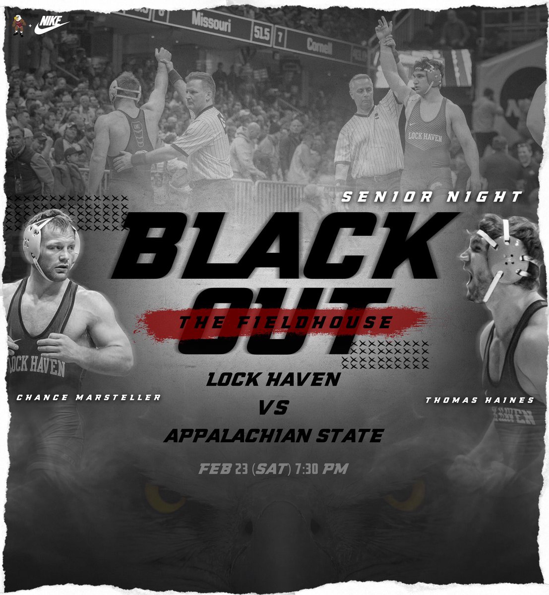 ⚫️⚫️⚫️Black OUT!⚫️⚫️⚫️

We have another wardrobe request for you this Saturday #HavenNation. Make sure to rock your black threads for Senior Night.  As we Black Out the Fieldhouse.

⚫️⚫️⚫️⚫️⚫️⚫️⚫️⚫️⚫️⚫️⚫️
⚫️⚫️⚫️⚫️⚫️🦅⚫️⚫️⚫️⚫️⚫️
           ⚫️THE ⚫️RISE⚫️