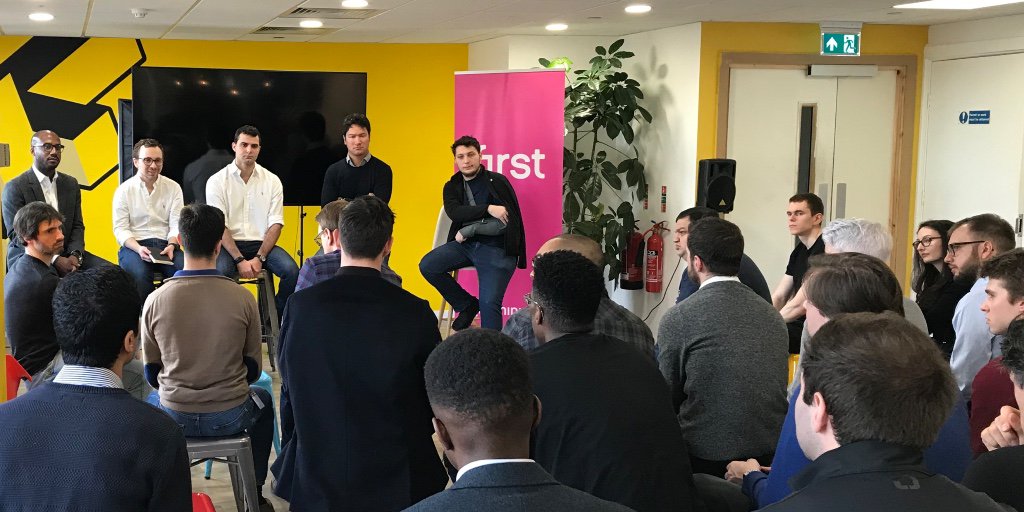QuanteriumTech's tweet image. Amazing Blockchain breakfast panel moderated by @SamEndacott with Quanterium&apos;s own @realDannyHakim on the panel joined by an all star line up from @coinbase @skew_markets @firstminutecap