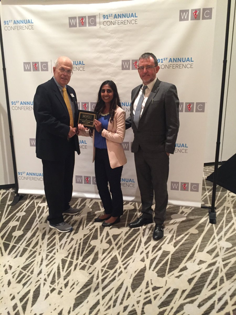 rusvmdean's tweet image. Proud of Rossie, Jazmeen Suleman who joined veterinary leaders for  #WVC2019 as she was recognized as one of 38 third-year DVM students to receive the Dr. Jack Walther Leadership Award. Jazmeen is a true leader on campus and on the island!  @RossVetSchool