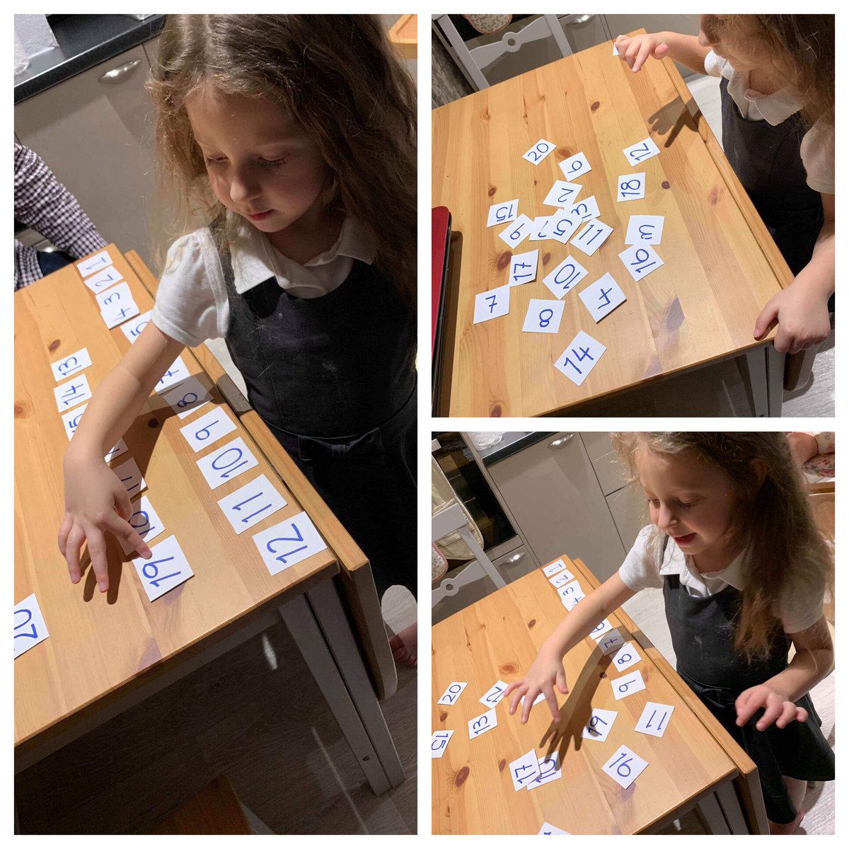 PollyAgapi's tweet photo. @UskPrimary Sofia in Ash Class Practicing her numbers, counting backwards after school today!! https://t.co/MmSv3yEVr3
