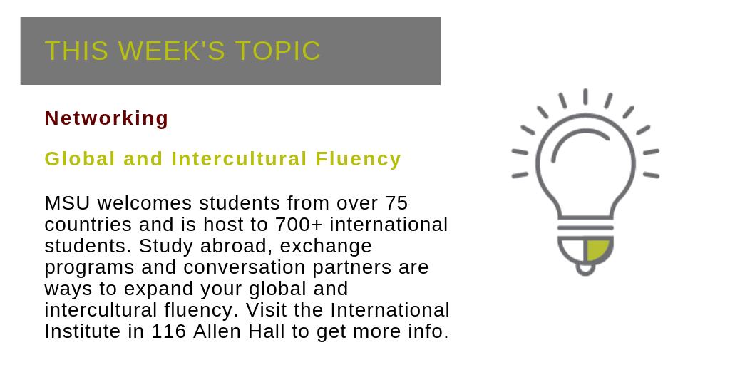 msstatecareer's tweet image. Our world today offers many opportunities to learn from diverse cultures. Employers appreciate a candidate who values and respects the differences of others. #Networking #GlobalDiversity #CareerReady #jobs4dawgs