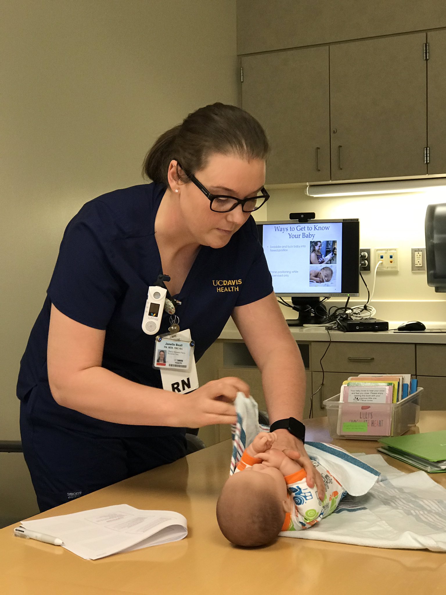 UCDavisChildrensHosp on Twitter "Janelle Beall, our neonatal nurse educator, taught our Getting