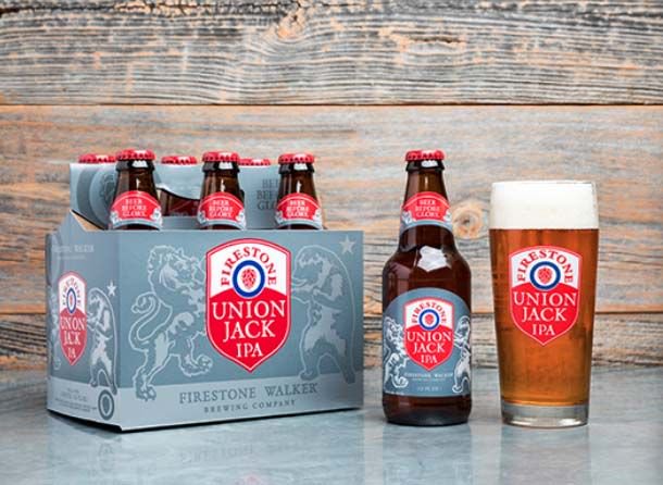 2.21 Firestone Brewery Tap Takeover: Union Jack - an aggressively hopped IPA featuring stunning pineapple, citrus and piney aromas along with exceptional dry hop flavors of grapefruit and tangerine. This intense brew finds its balance in honey-like pale malt sweetness.