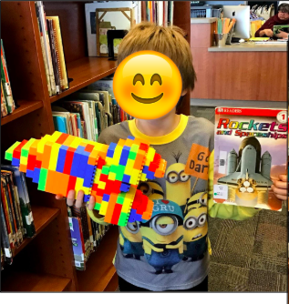 WCESlibrarylady's tweet photo. This year's reading month theme: Let's Read S'more inspired students to recreate parts of their favorite books! #Februaryreadingmonth #literacy #reads'more https://t.co/aGiDiWWEuR