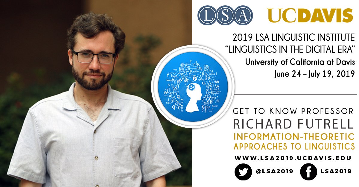 By employing 'Information theory' to the study of human language, Richard Futrell (UC Irvine) shows that this framework can be broadened from its usual applications. Learn more about Ricahrd's "Information-theoretic approaches to linguistics" course here: ow.ly/X2pA30nHJvE