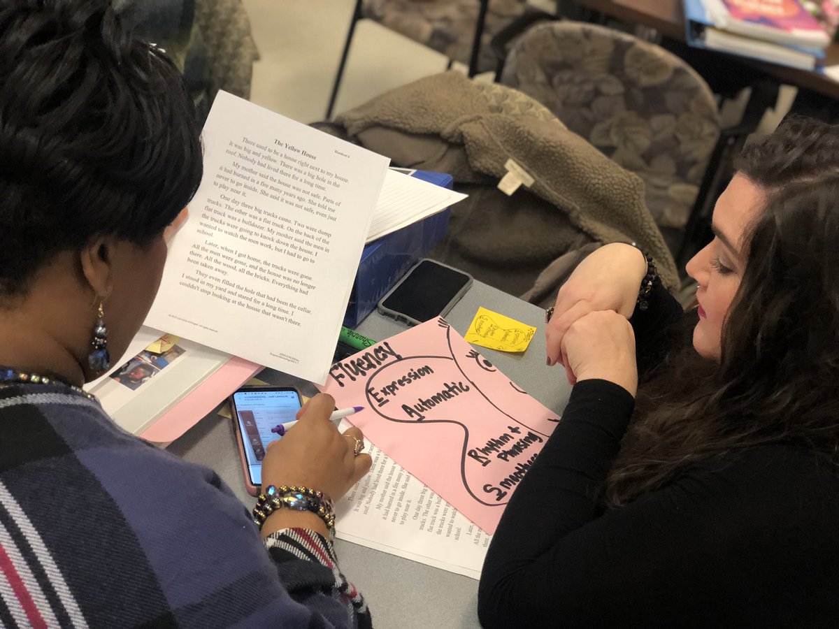 MelMatthewsBCBE's tweet photo. @Alabama_Reading Specialists are practicing assessing, instructing, and providing activities that target fluency interferences. https://t.co/6rQagn6DIV