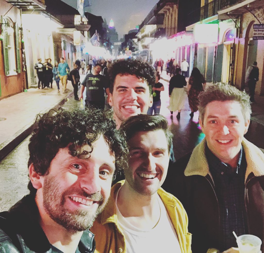 The boys enjoying a night and all the live music in #TheBigEasy New Orleans before joining the amazing <a href="/pandocruises/">P&O Cruises</a> #Ventura 
#thebrittones #brittones #band #vocalgroup #cruise #guestentertainers #doowop #bestofbritish #westend #livemusic #corporateentertainment