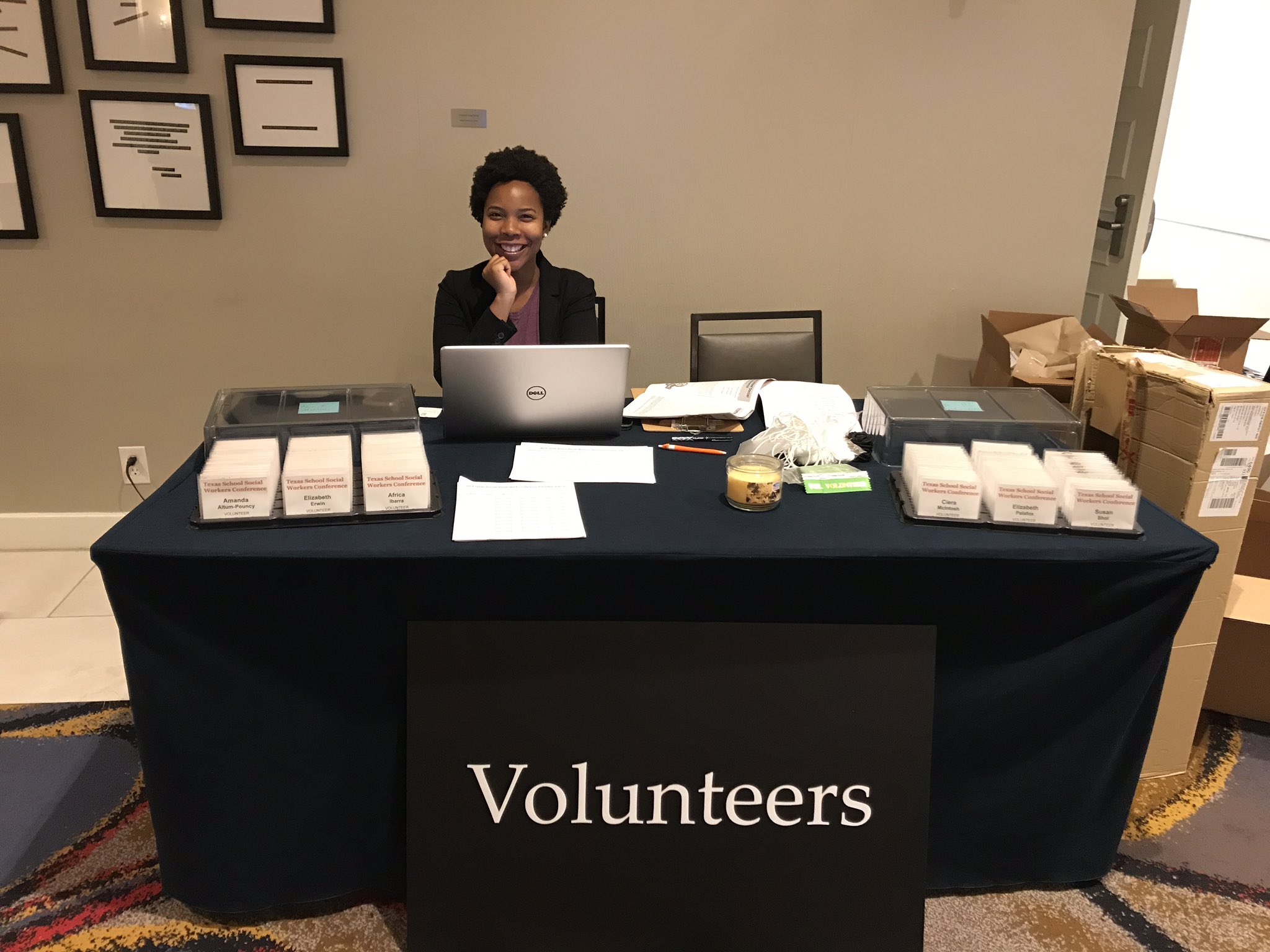 Texas School Social Workers Conference on Twitter "Getting ready for