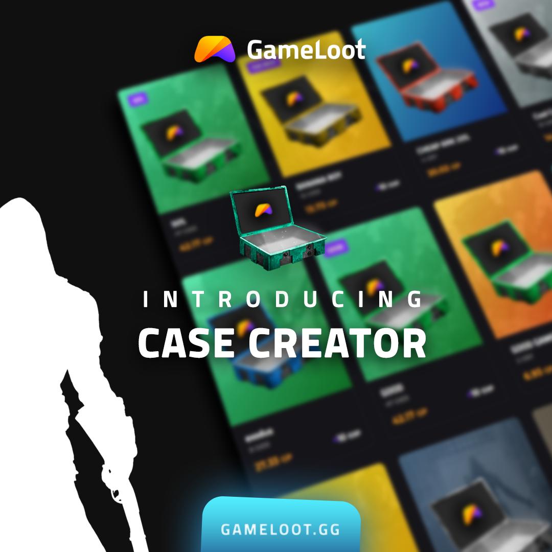 gamelootgg's tweet photo. 🔊 INTRODUCING:
Custom Case Creator! 📦

- You can now create your own, personal Case!
- View other Community Cases
- Place custom games &amp; rewards in your Case
- Share your Case with friends &amp; earn commission for every opened Case!

Check it out here:
📍 https://t.co/BRRmcGJlo4 https://t.co/tjiSXKubMi
