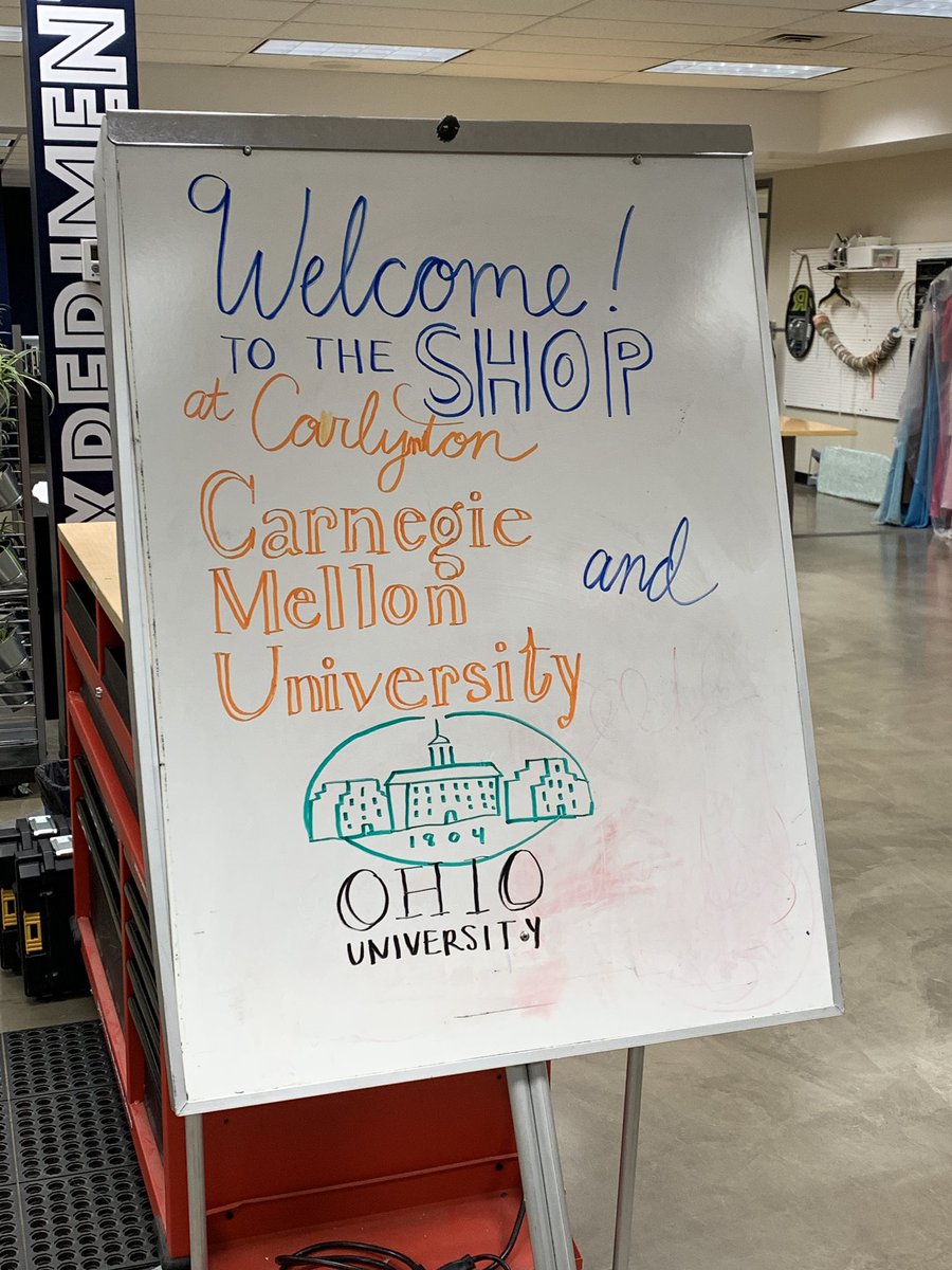 keiferm1's tweet photo. Inspired by our visit with the dedicated and innovative @cmucreatelab #thefluencyproject &amp; @PPSnews school partners at Beechwood Elementary and Carlynton High School!!! A day of incredible conversation around innovative student-centered learning and collaboration! @OHIOPattonCOE https://t.co/1OAxY31NbH