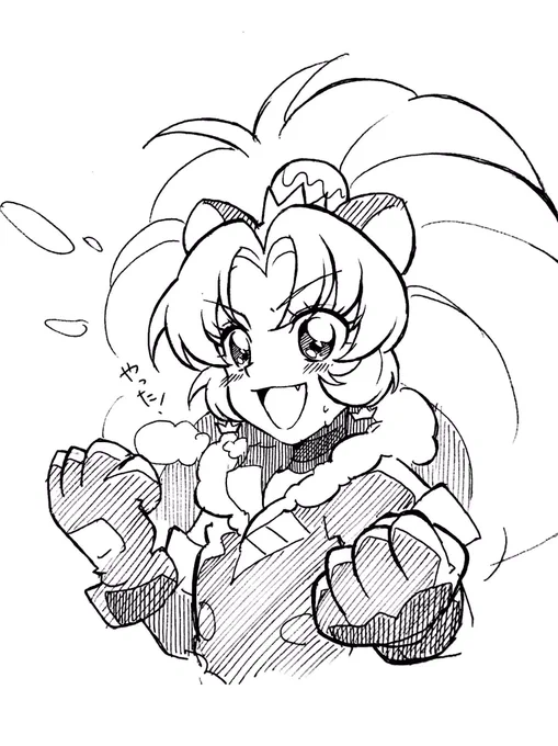 勝利したジェラちゃん 