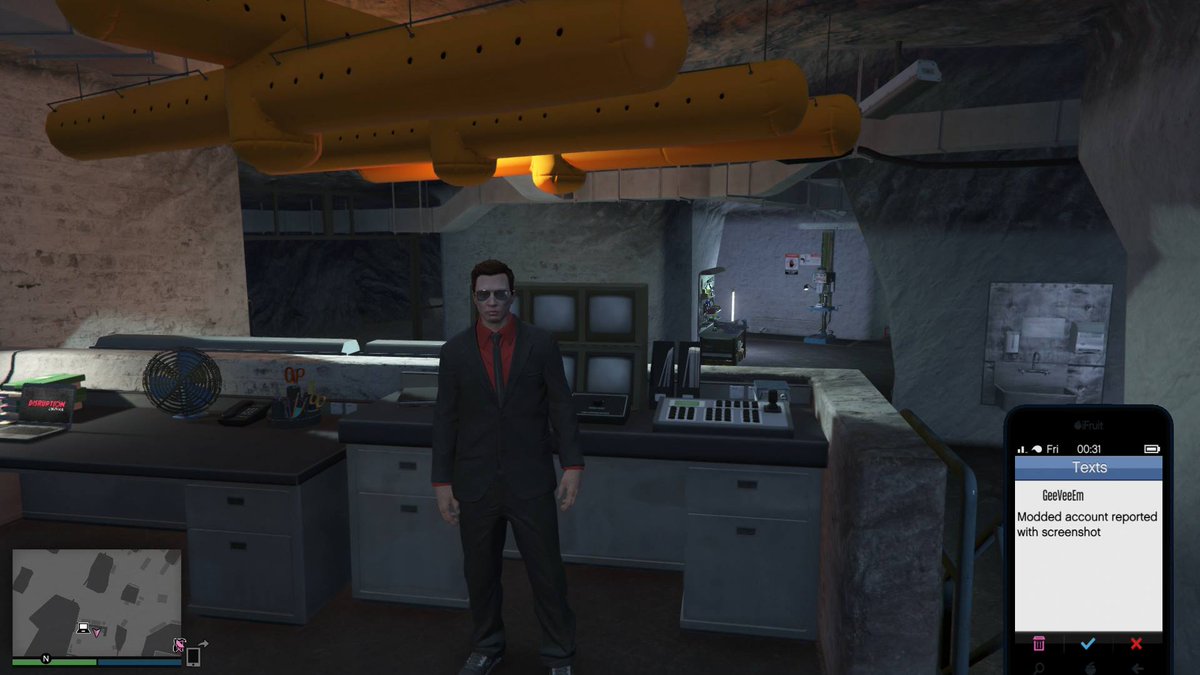 redback124's tweet image. Remember this GeeVeeEm guy that reported me on @playstation for being modded on #gtaonline ? Hmm, wonder if he IS actually modded? Oh btw, he also uses godmode glitches!!