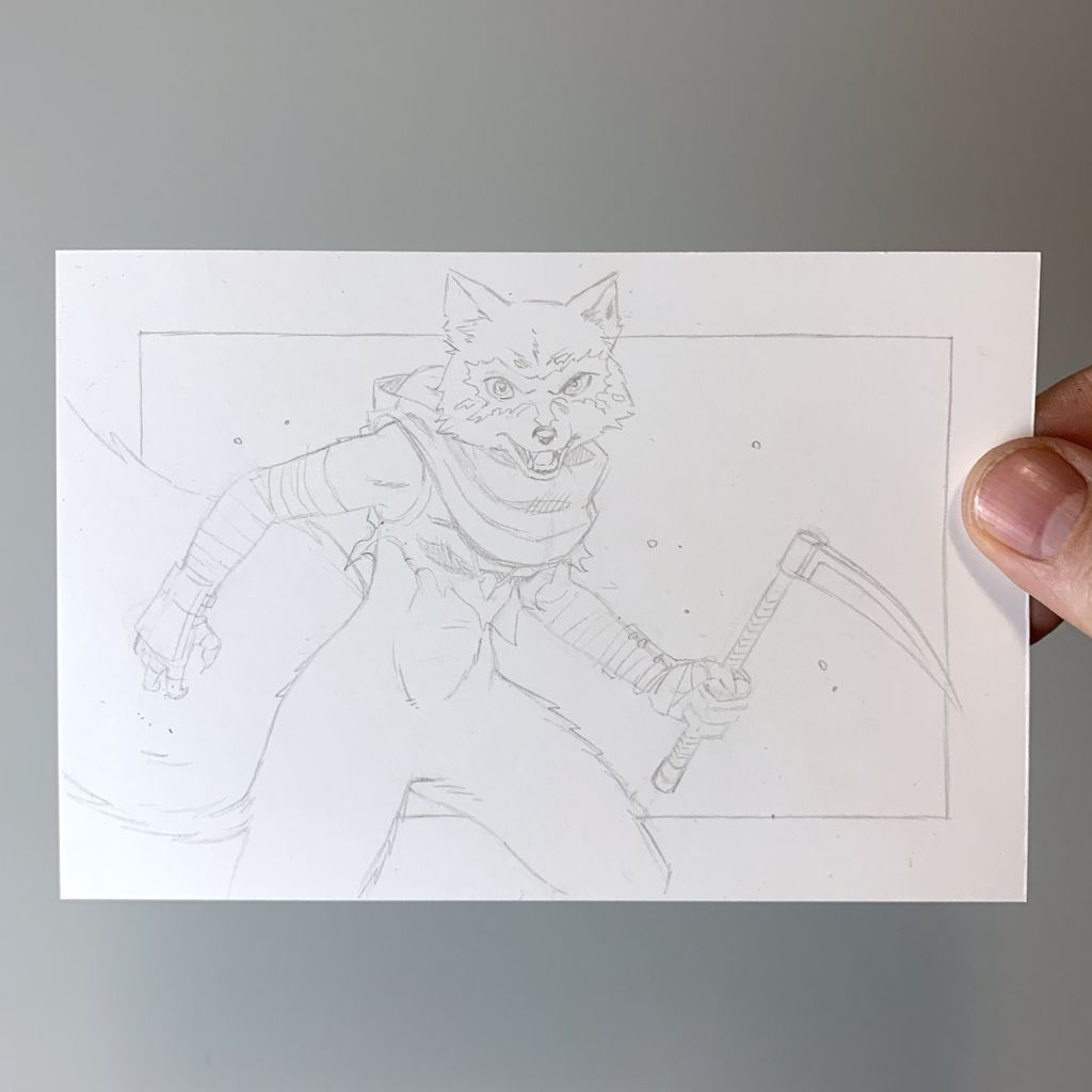 Working on DAY 13 of DAILY DRAW FEBRUARY- ALOPEX! 🦊

Enter for your chance to win the final original art for this sketch over on my Instagram page! @ericgravelillustration
.
.
.
#idw #TeenageMutantNinjaTurtles #TMNT #Alopex #DailyDrawFebruary #DailyDrawFebruary2019 #ddf #ddf2019