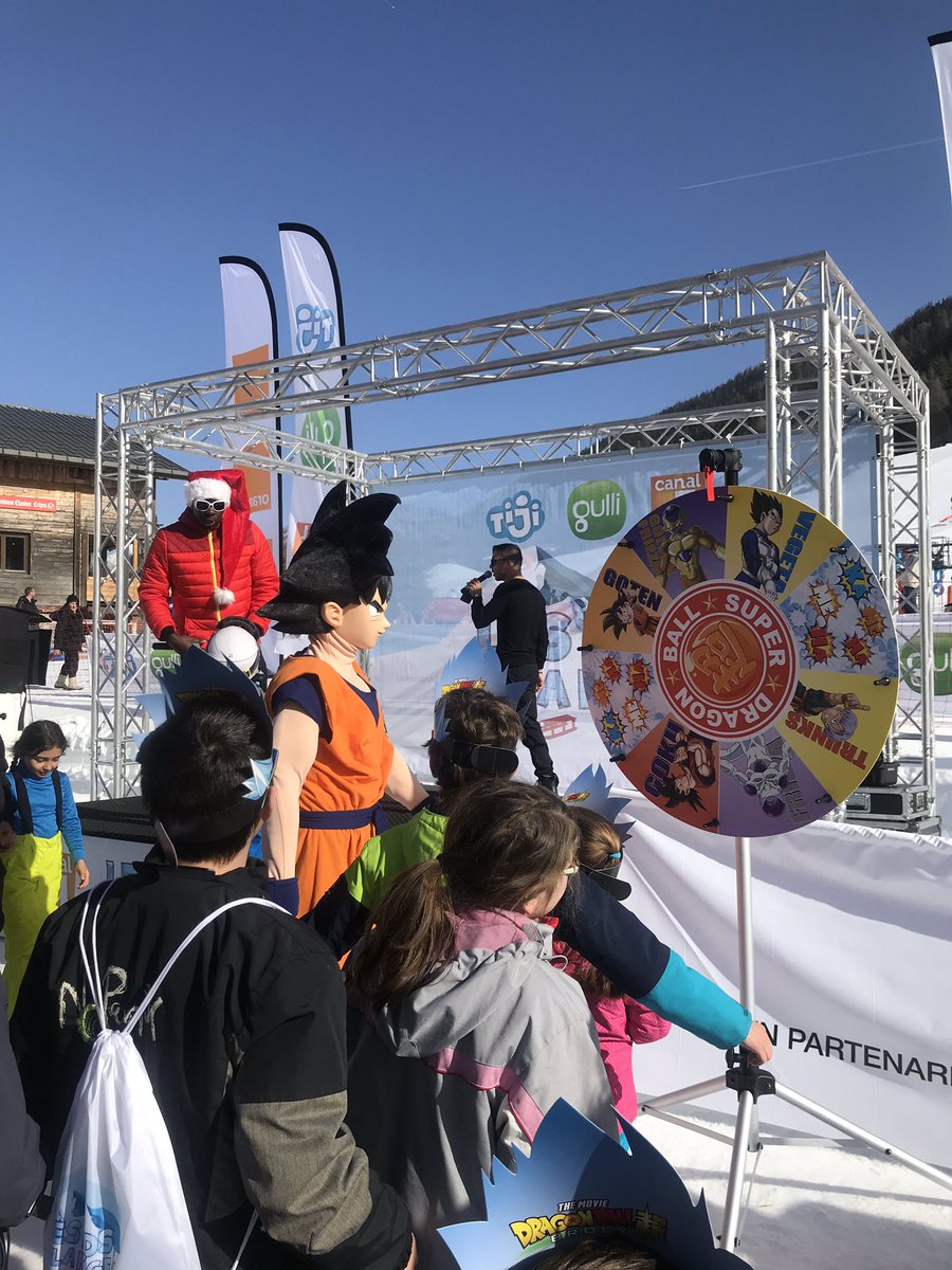 Toute l’équipe des kids à la neige est installée pour 2 jours au cœur de la station de La Norma
