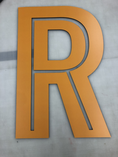 AGCherryHill's tweet photo. What's that you say? You need some custom GIANT LETTERS?! Yeah. We do that. Here's a sneak preview of a 10ft graphic on 6mm Black PVC with a printed vinyl face. #CustomCut #Lettering #BigPrint #AGCherryHill #Print #Design #Signs #AGSigns https://t.co/lVjUmbuq4t