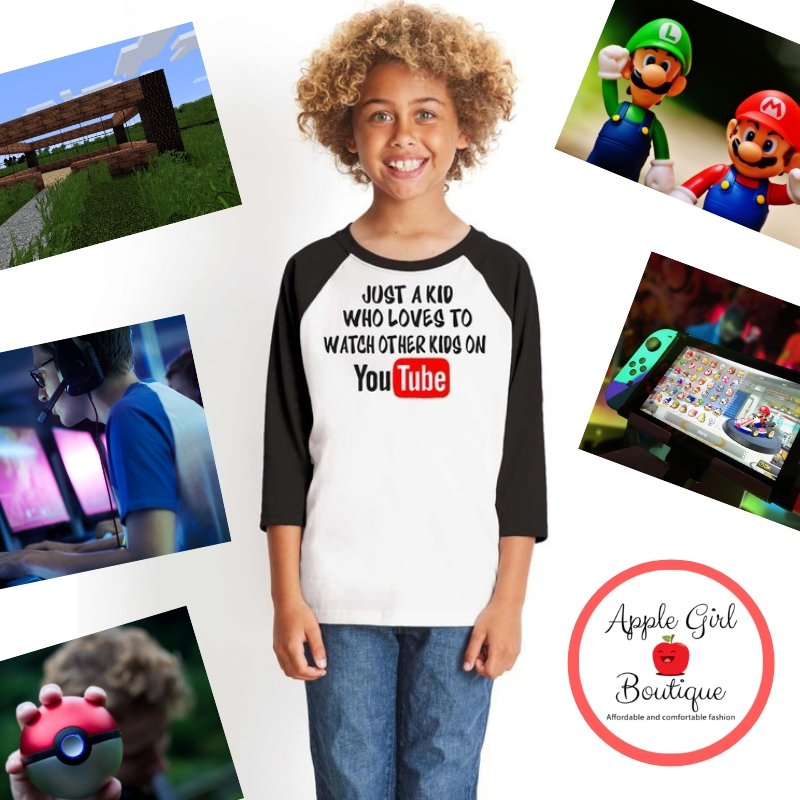 applegirlstore's tweet image. It&apos;s a snow day! ❄️❄️☃️☃️  Probably a lot of kids spending their day on computers! LOL 😂😂😂
Just a kid who loves to watch other kids on YouTube raglan tee 
applegirlboutique.com/products/you-t…
#YouTube #computerkid #justakidwholovestowatchotherkidsonYouTube #kidstops #LoveMyAppleGirl