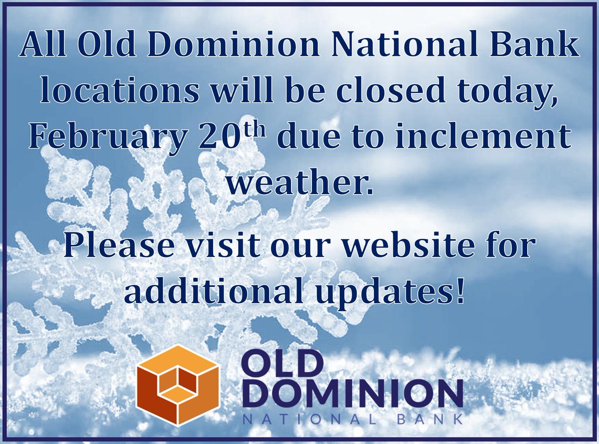 Old Dominion National Bank tweet media